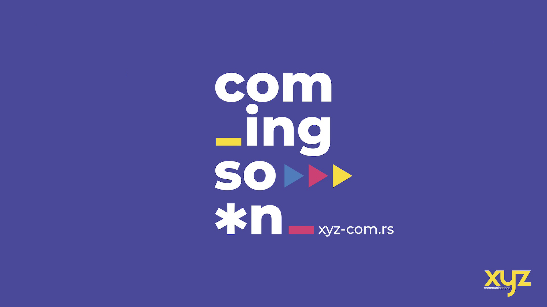 xyz coming soon